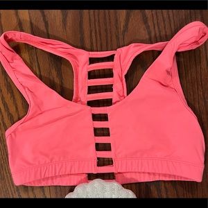 Pink Sports Bra